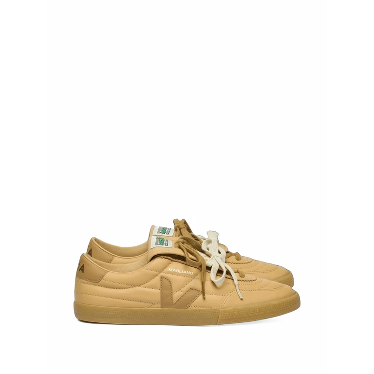 Panenka Organic-Traced Leather Sneakers