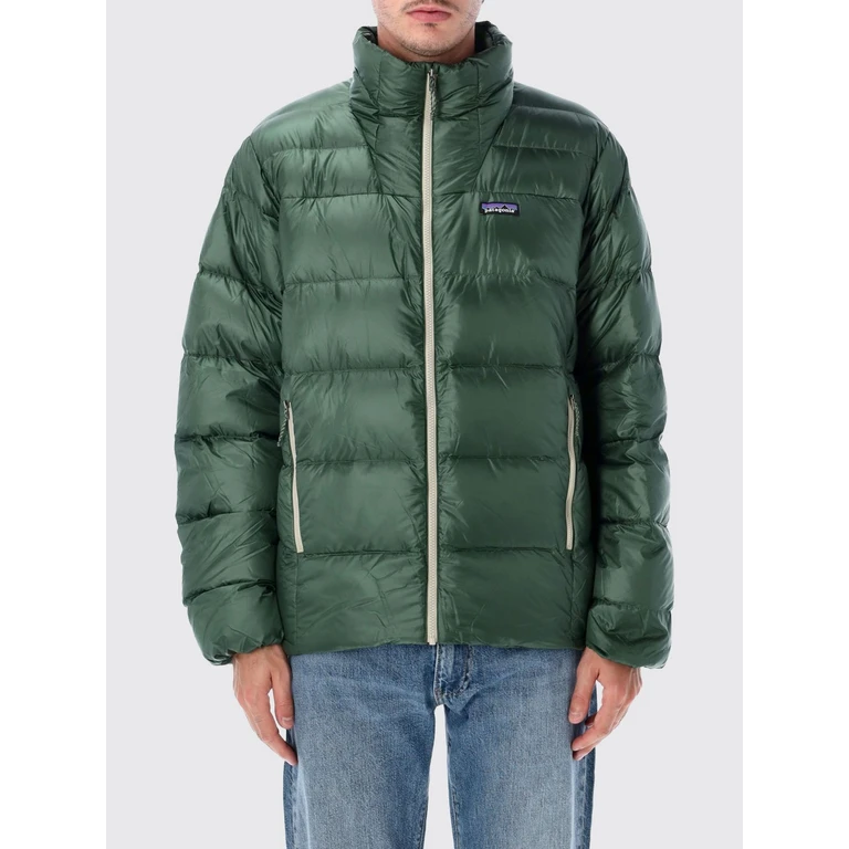 Fitz Roy Quilted Nylon Puffer Jacket with High Collar (84587CNGR)