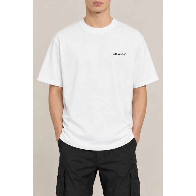 Off-White Mens White Cotton Oversized Shirt