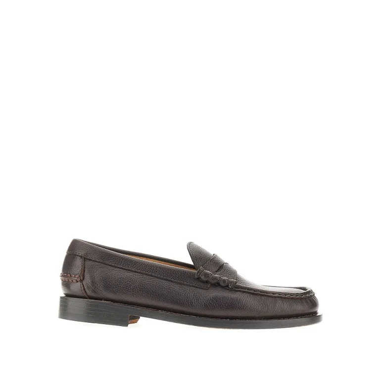 'Ravenna' grained leather loafers Man 7