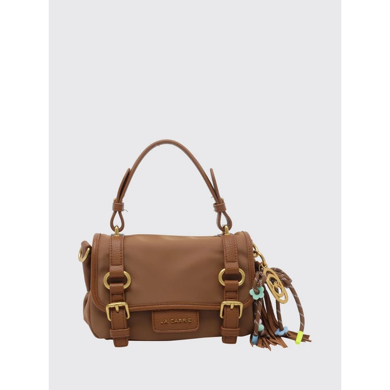 Nylon Mini Handbag with Magnetic Flap Closure and Logo Charm (162MXS513NYECUOIO)