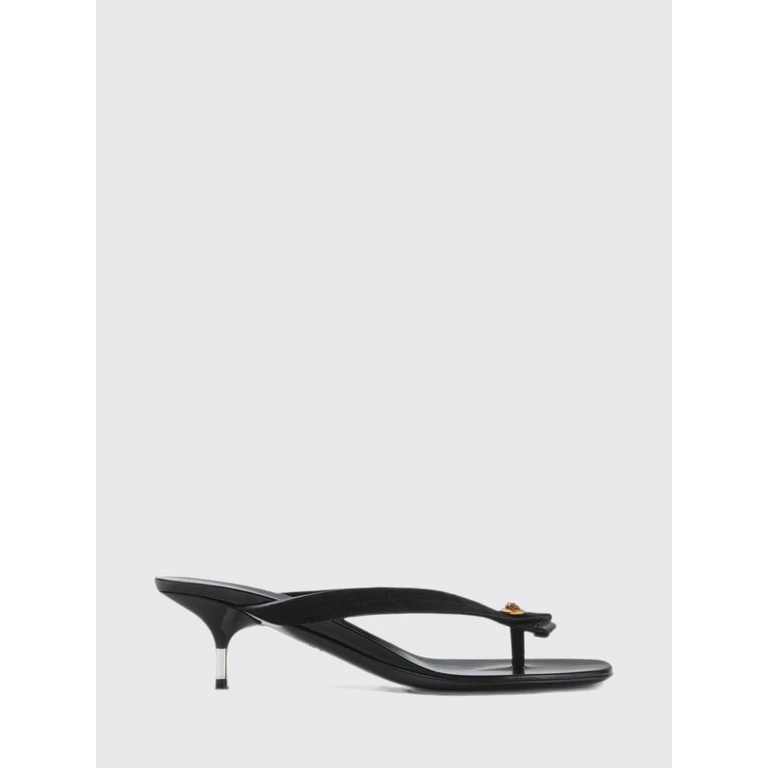VERSACE Heeled Sandal Woman color Black (10257261A185621B55J)