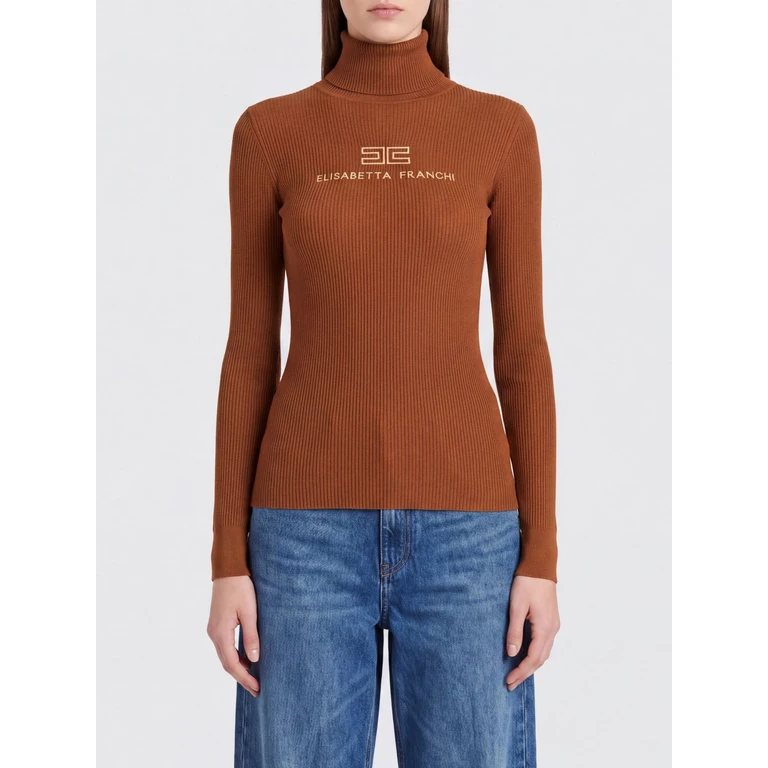 Slim Fit Wool Turtleneck Jumper with Contrast Logo (MK18B66E2FQ4)