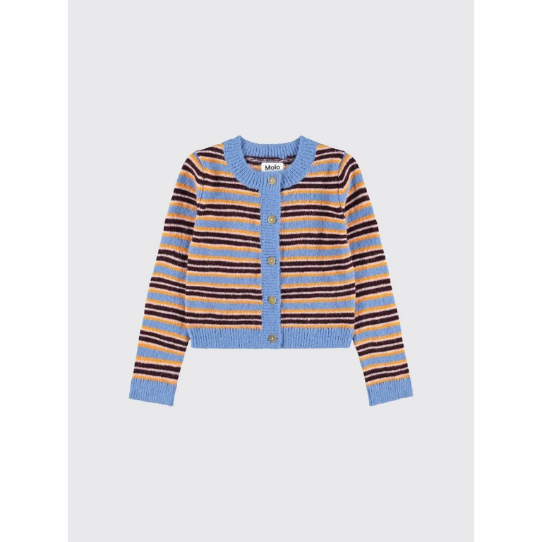 Geraldine Striped Wool and Alpaca Blend Cardigan for Boys (2W26K3045826)