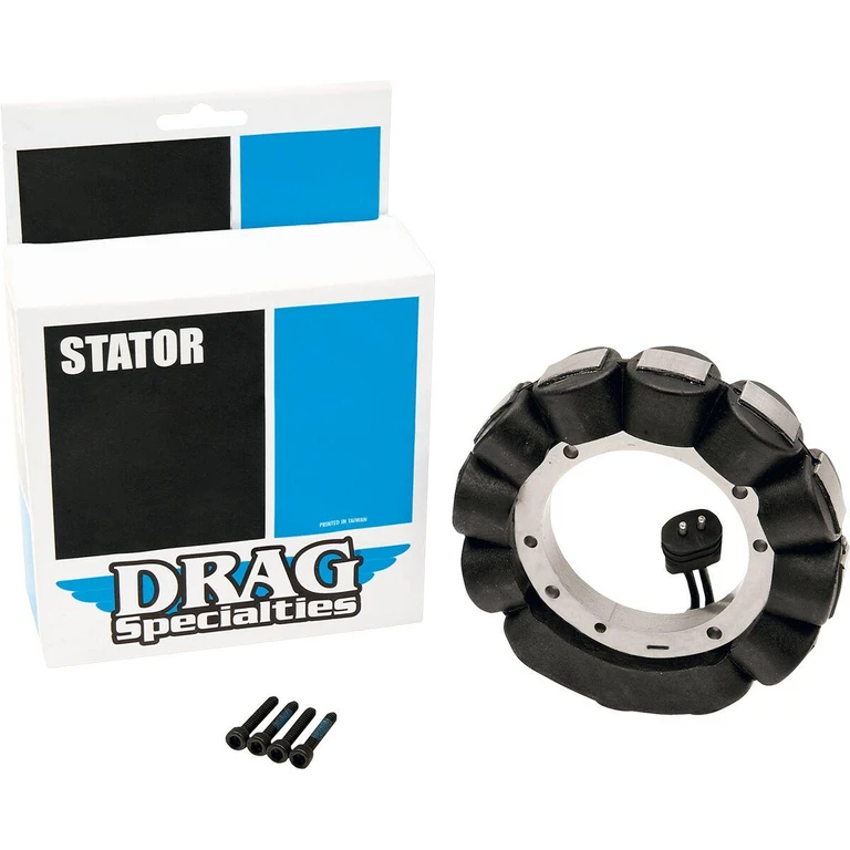 29965-75C-BXLB1 - Drag Specialties Coated Alternator Stator For Harley Davidson FL 1200 1976-1977 - Black
