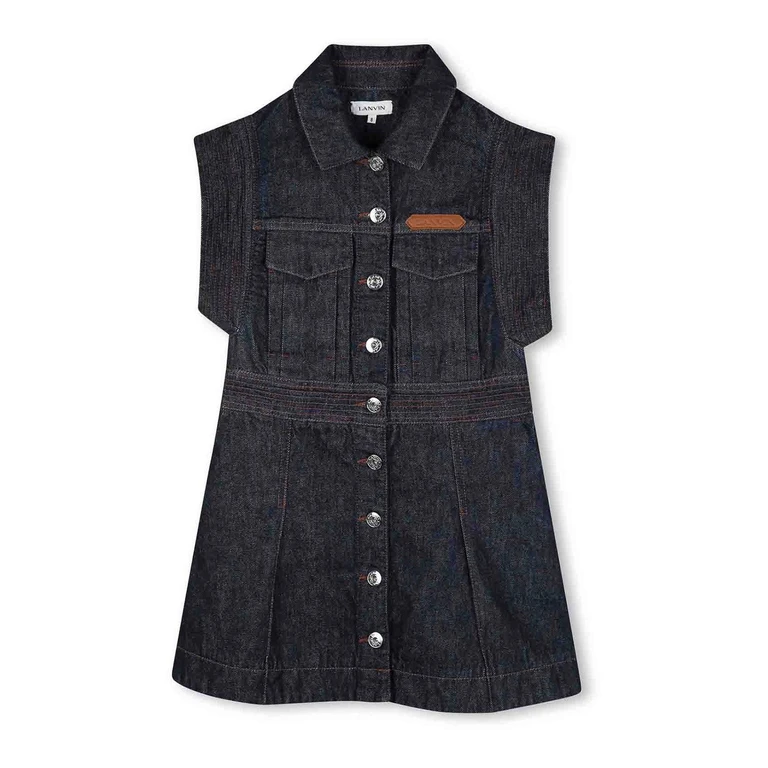 Lanvin Robe Au Genou - Bleu (N30409Z28)