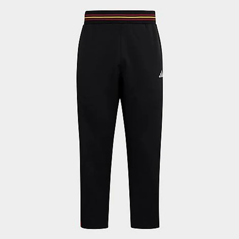 Calça de basquete adidas Louisville Cardinals em preto/Team Power Red