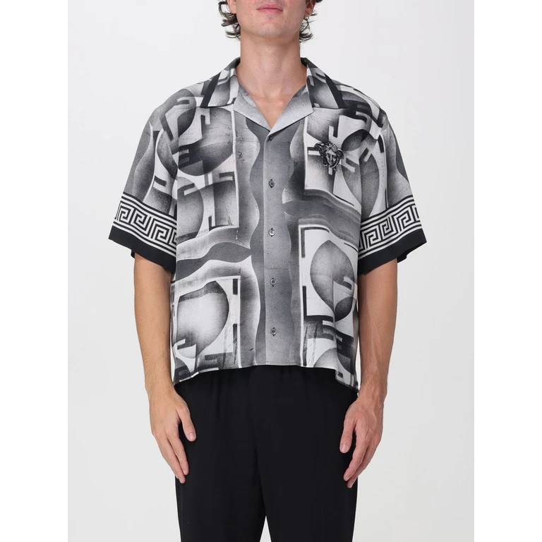 VERSACE Shirt Men color Black (10257031A187265B040)