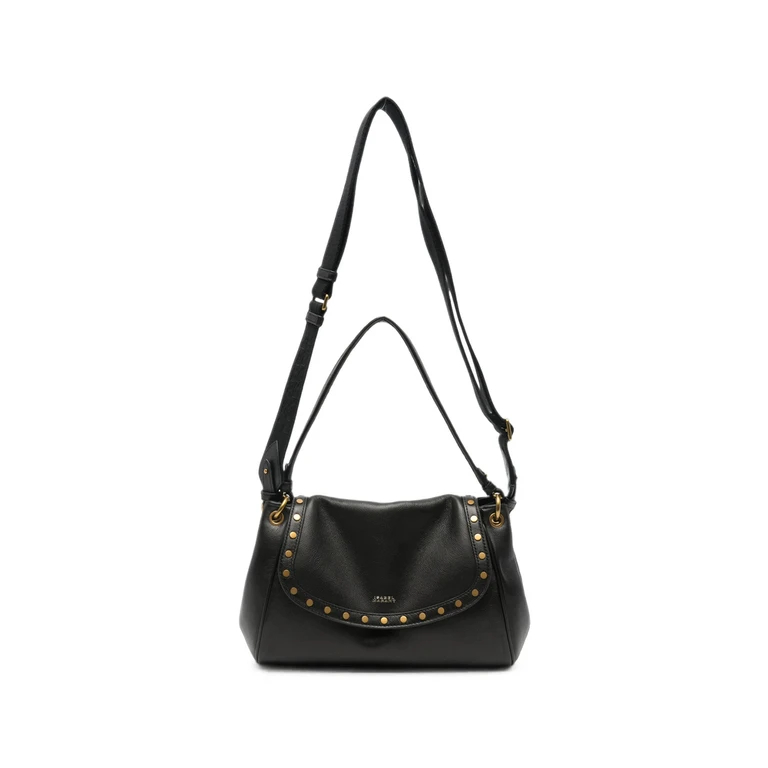 Medium Chany Stud-embellished Leather Shoulder Bag