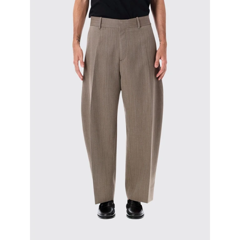 Fume Tailored Wide-Leg Trousers in a Fine Wool Blend (SNM1377BM)
