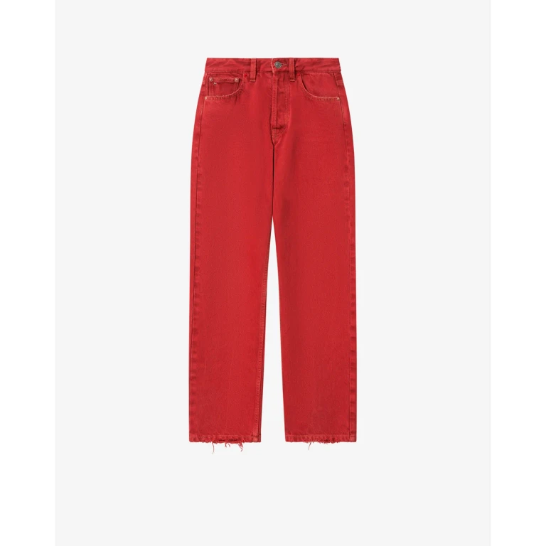 Jean Daya Regular - Femme - Rouge - Taille 34 - Isabel Marant