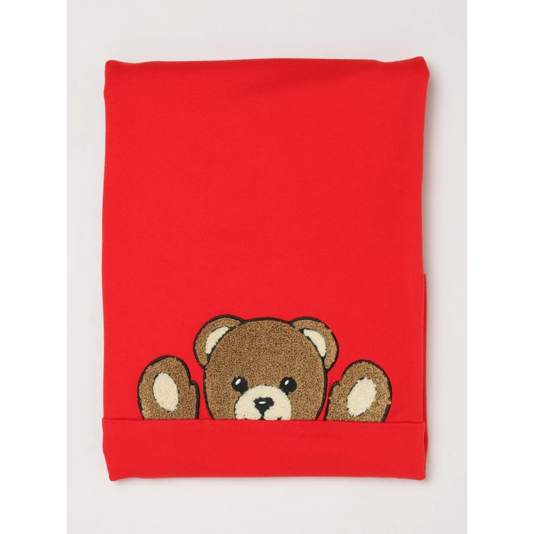 Padded Cotton Baby Blanket with Teddy Bear Print (MUB00NLCA9350109)