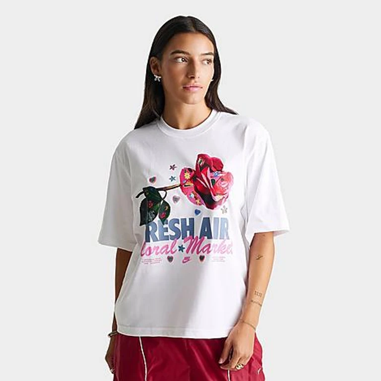 Sportswear Rose Charm 클래식 루즈 티셔츠