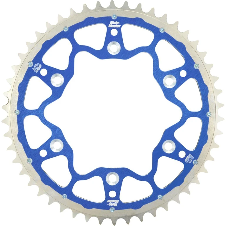 62.009.34.50 - Moto Master Fusion Series Dual Ring Sprocket For Yamaha TTR230 2005-2026 Rear 50T - Blue