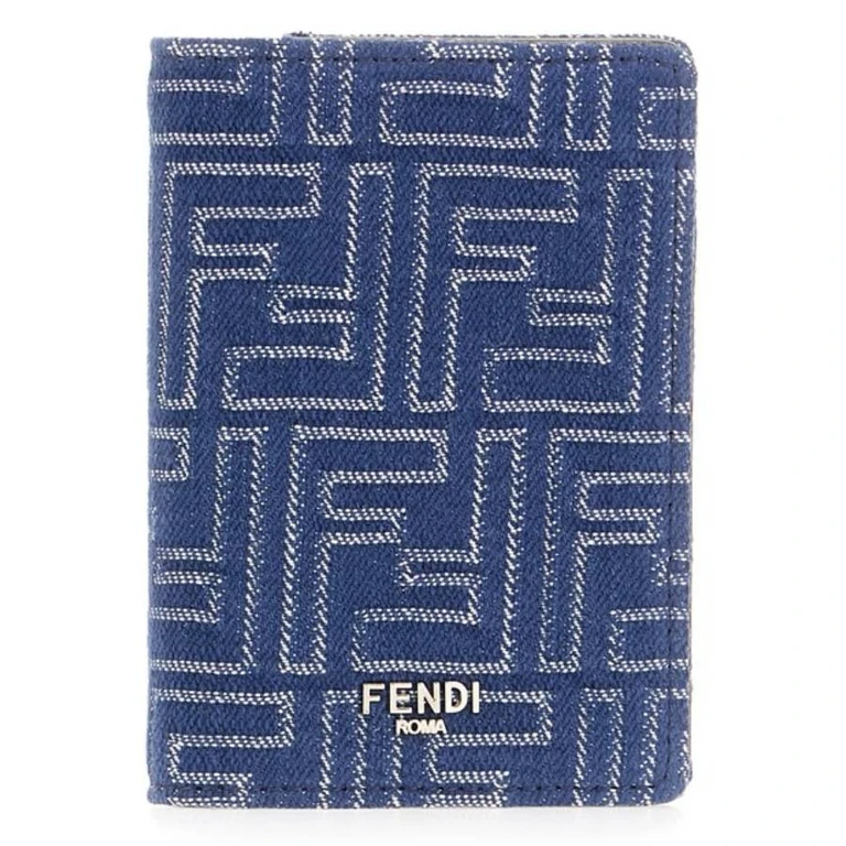 FF Denim Squared Compact Card Holder