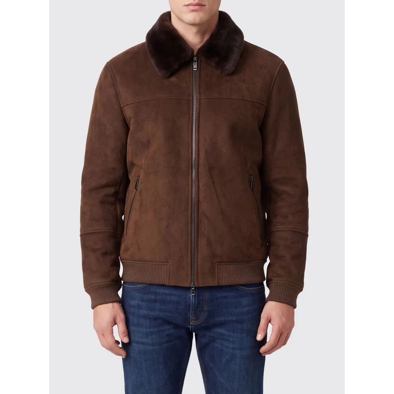 Veste en fausse suédine avec col en fourrure S.w.o.r.d 6.6.44