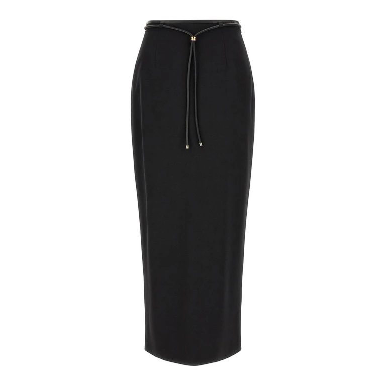 Agnona Jupe Midi - Noir (TG1007UW022K09)