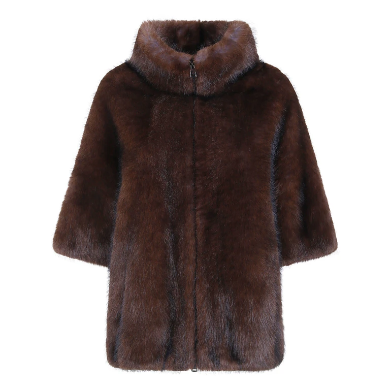 Capa Eco Fur Zibellino Taupe