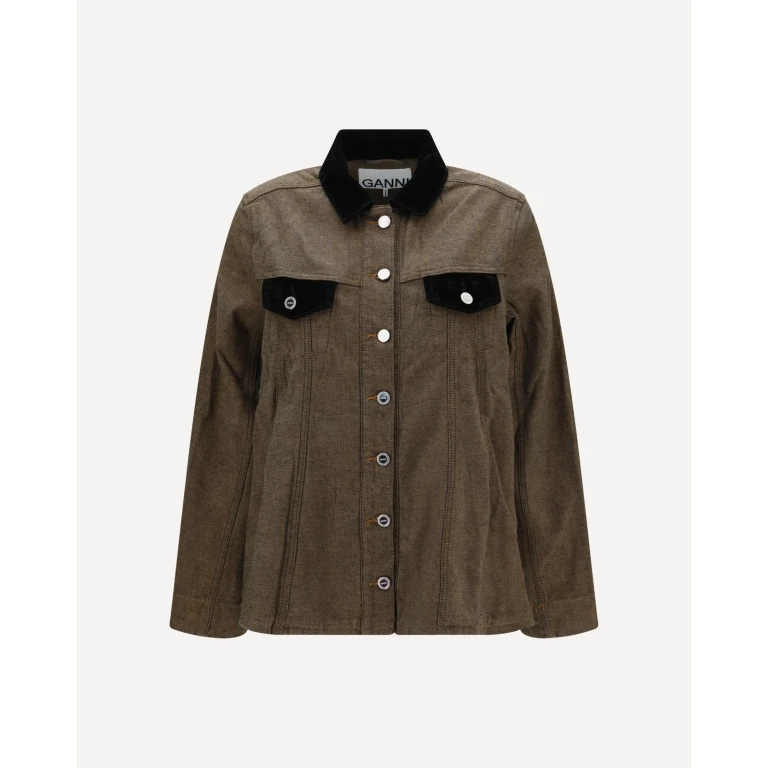 Neppy denim Overshirt Female 38