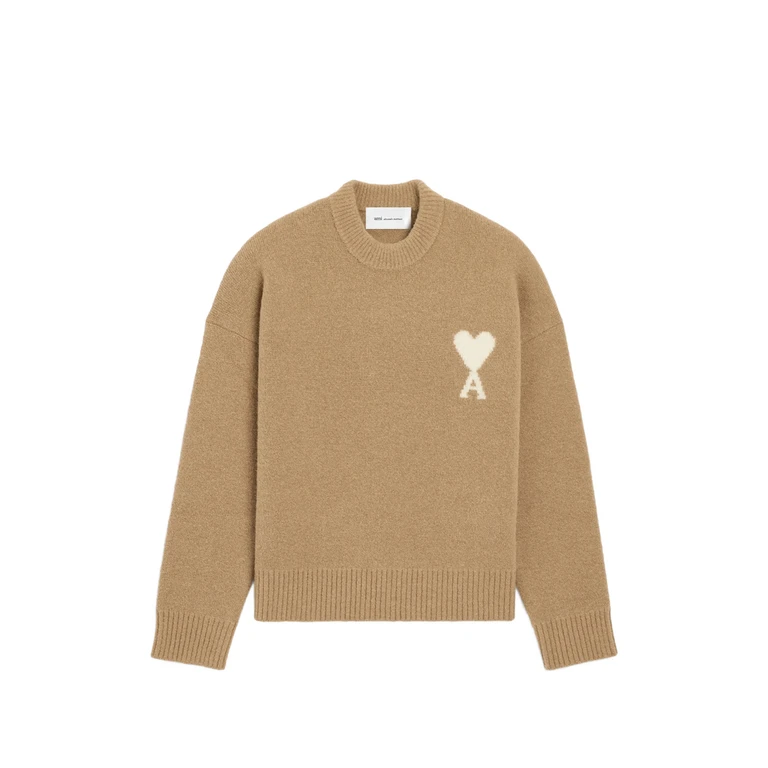 Ami Paris Ami De Coeur Intarsia-knit Jumper