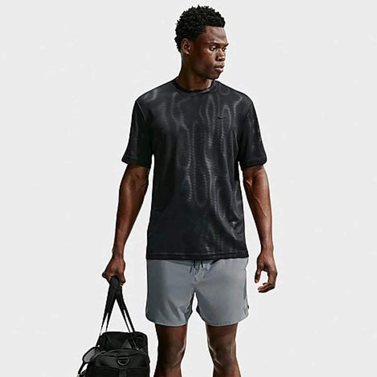 Men's N. A.C. Primary Dri-FIT Jacquard Training Top in Black Size: XS