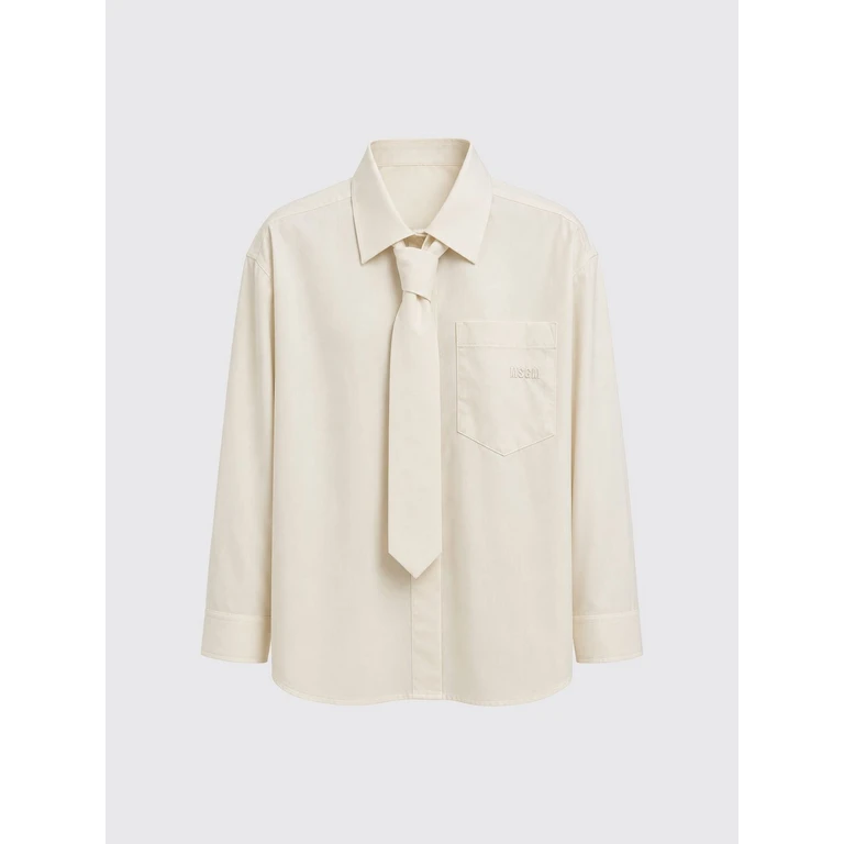 MSGM KIDS Shirt Kids color Yellow Cream (F6MSJGSI114013)