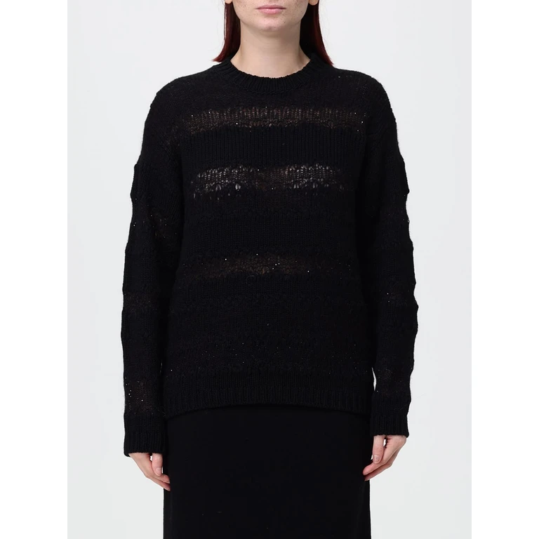 Crewneck Jumper in Virgin Wool Silk and Cashmere Blend (MAD226F457M451825)