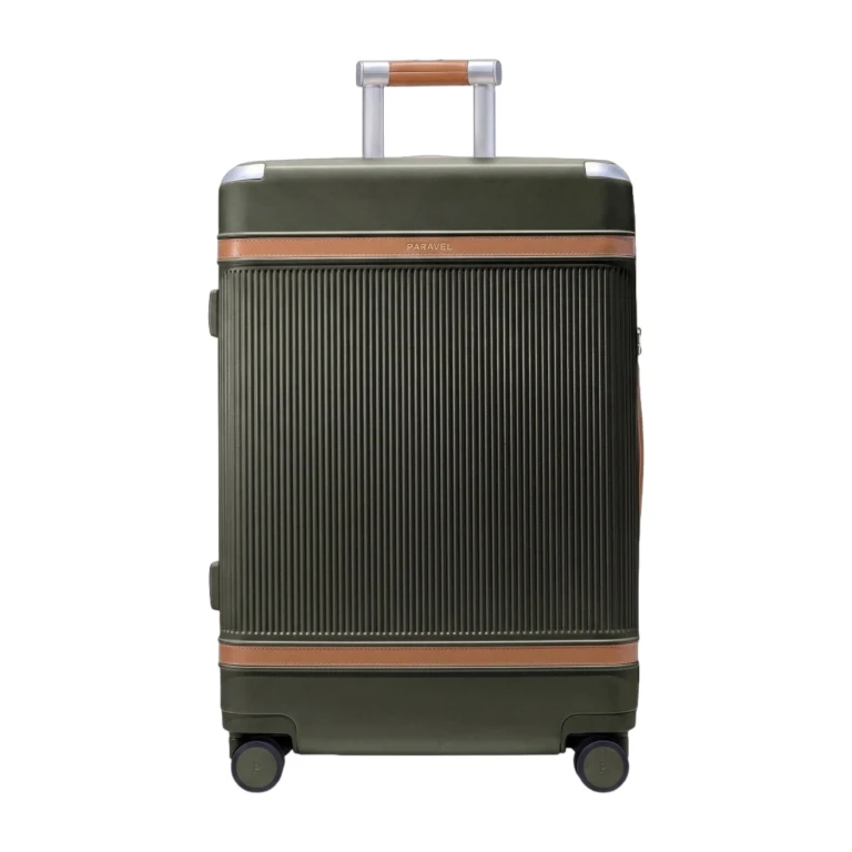 Aviator Grand 26-Inch Checked Hardshell Luggage Safari Green