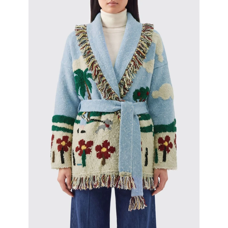 Jacquard-Strickjacke