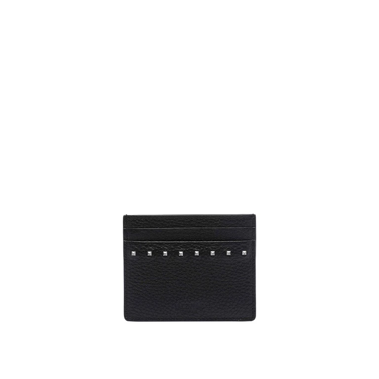 Porte-cartes Valentino Garavani Rockstud noir