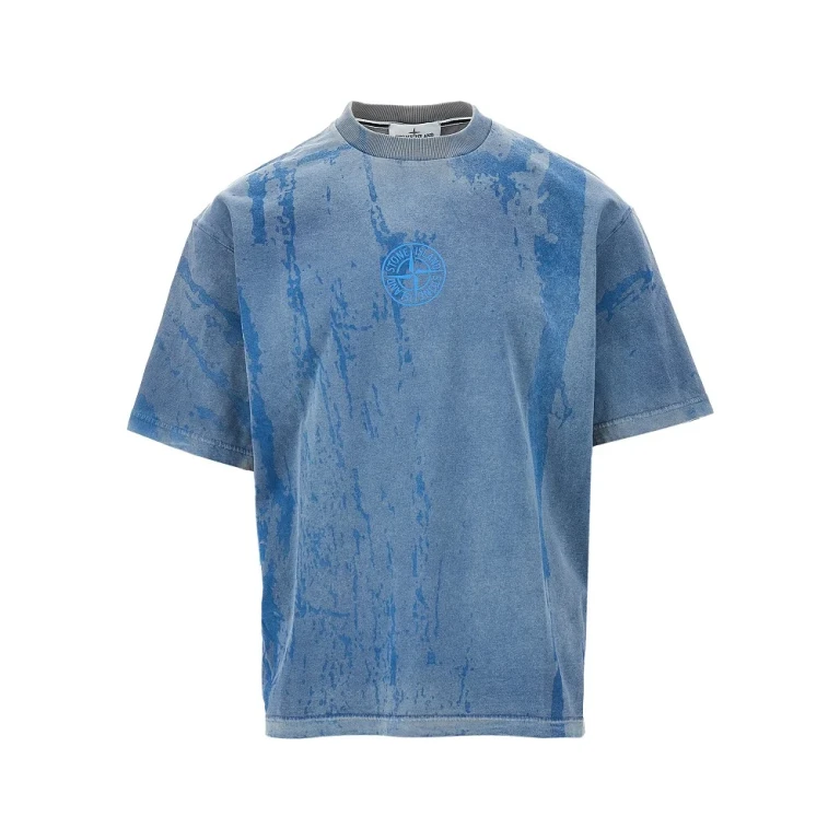 T-shirt in jersey Laser Colour Garment Dyed Man S