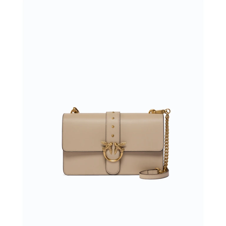 Sac à main moyen Love Bag One en cuir avec New Buckle