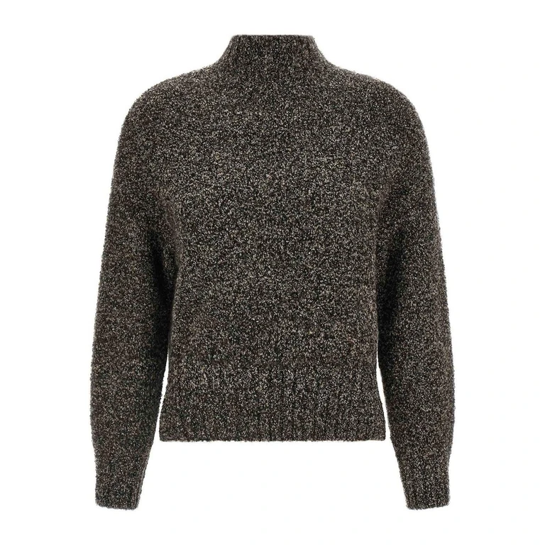 Agnona Pull Col Roulé - Marron (K2100980W030Q102)