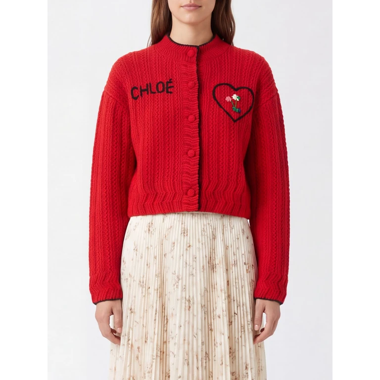 CHLOÉ Sweater Woman color Red (CH26WMC12710632)