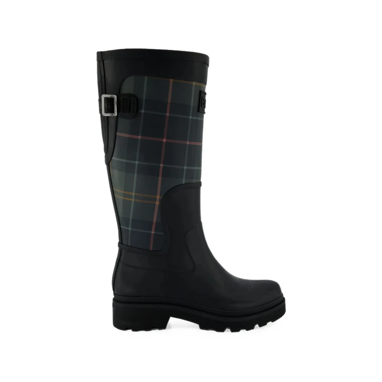 Dena Tartan-panel Boots