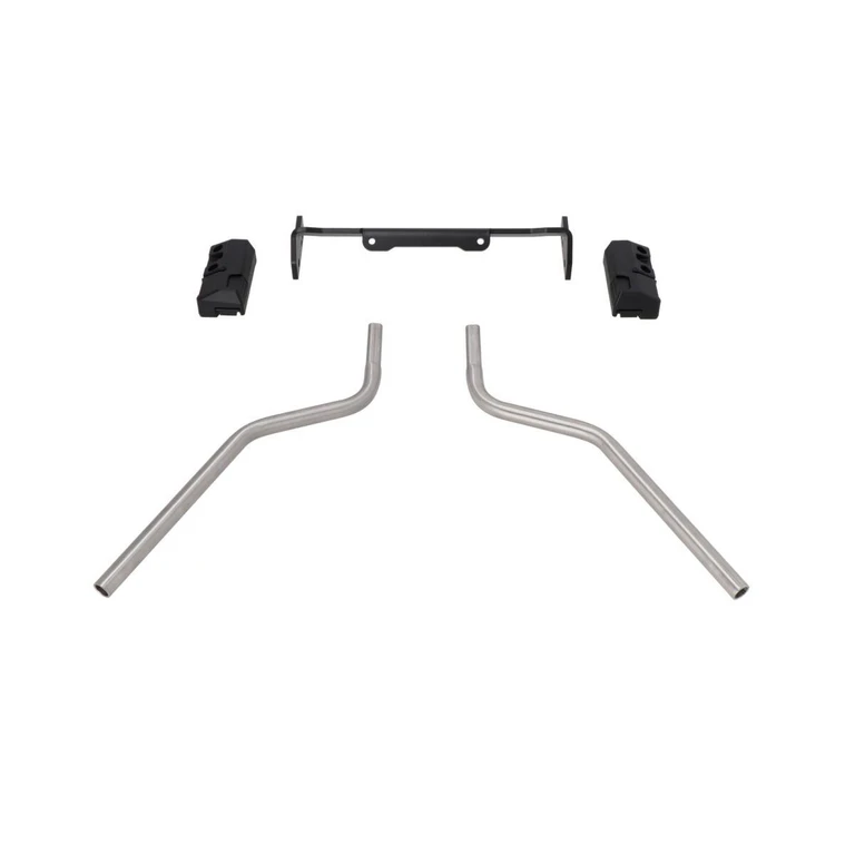 HTA.11.740.86400/B - SW Motech Blaze Panniers Spacer Bars For Triumph Scrambler 400 X 2024-2026 - Black/Silver