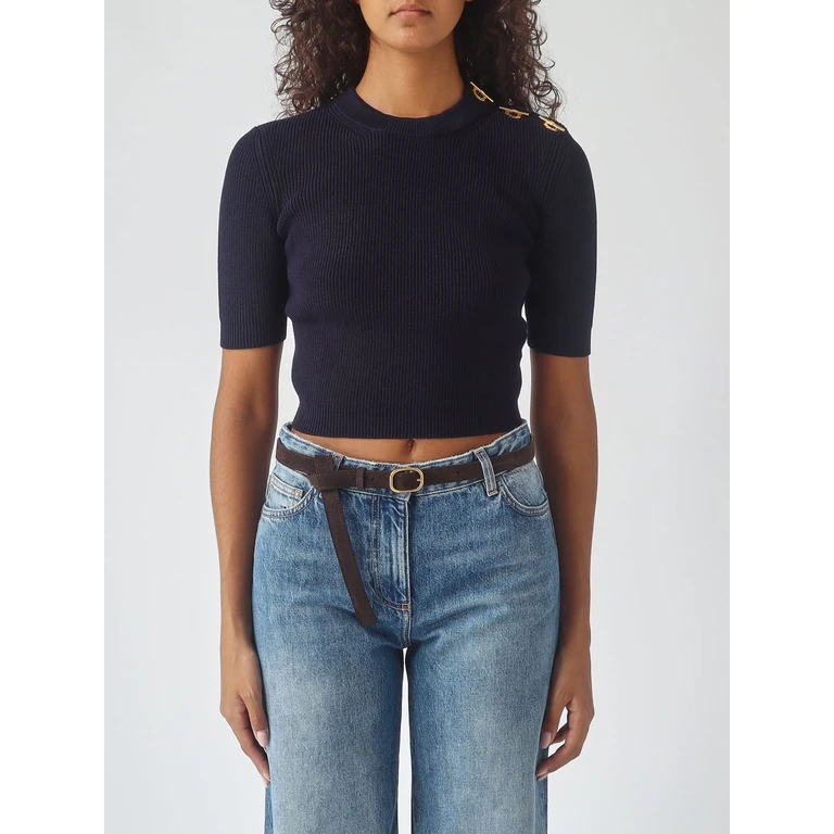 ELISABETTA FRANCHI Sweater Woman color Blue (MK02S66E2H88)