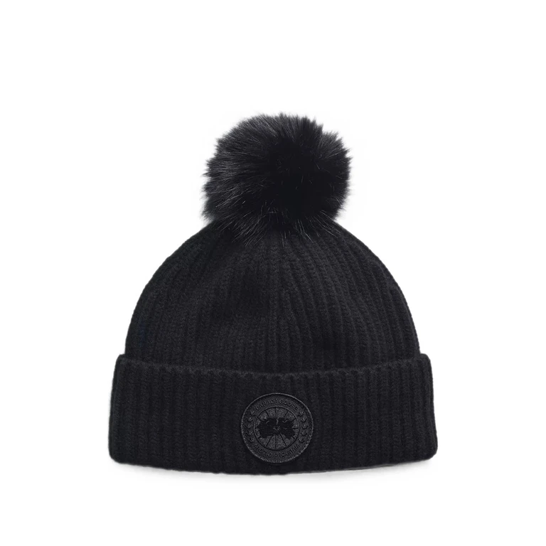 5106W-9061 Cashmere Blend Pom Toque