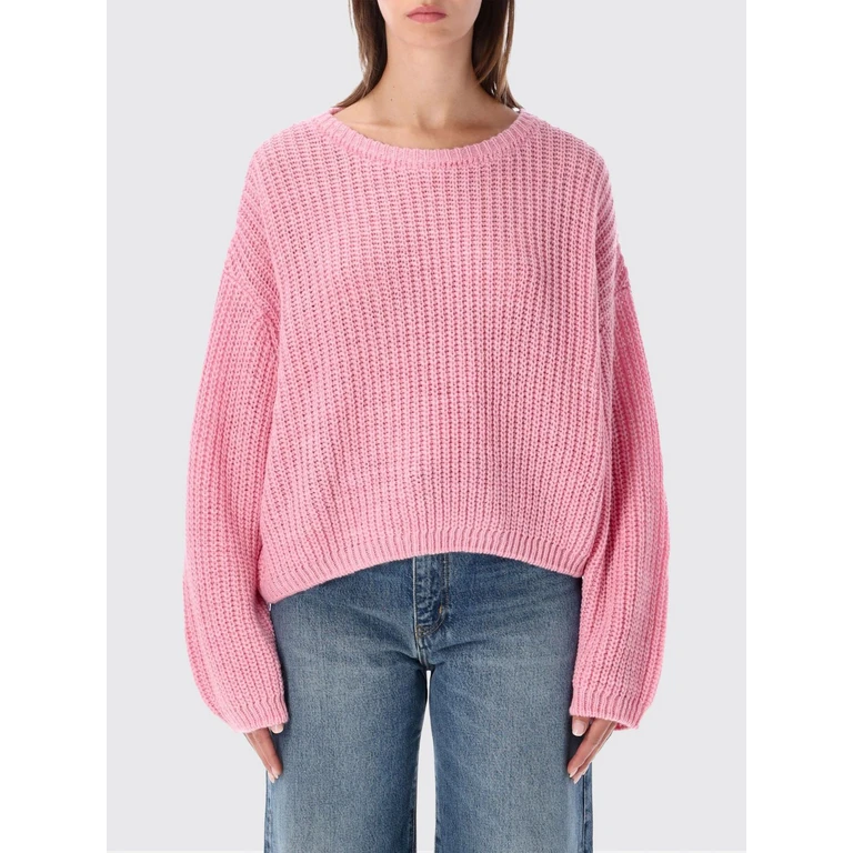 Relaxed Fit Crewneck Jumper in Wool Blend (CYR18ABONBONMEL)