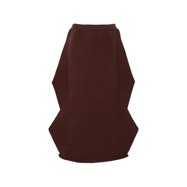 Sculptural Pleated Skirt