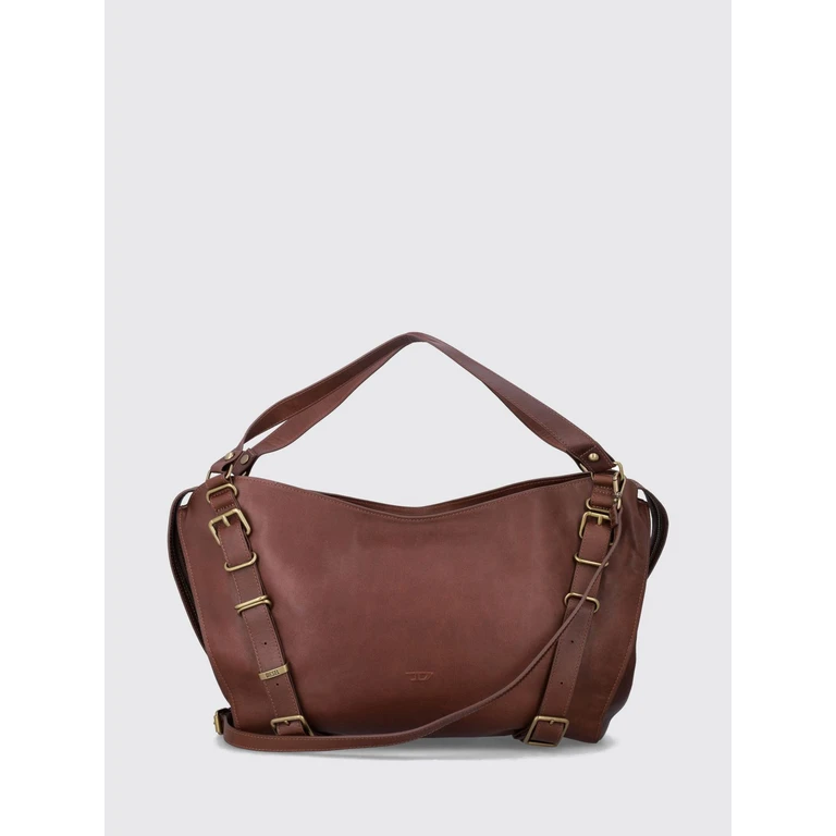 Sac à main Diesel en cuir de veau marron