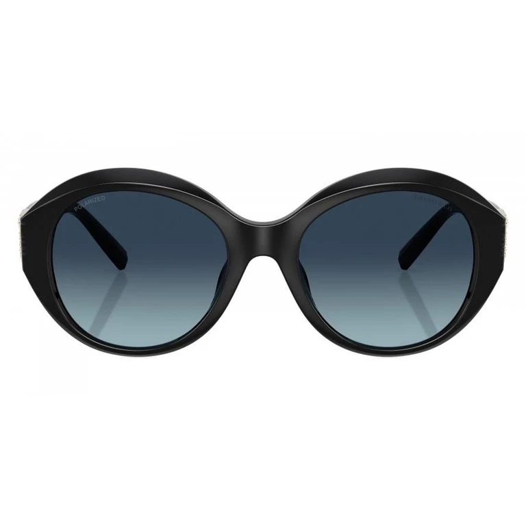 Tiffany Blue Gradient Polarized Oval Ladies Sunglasses TF4227BU 80014U 53