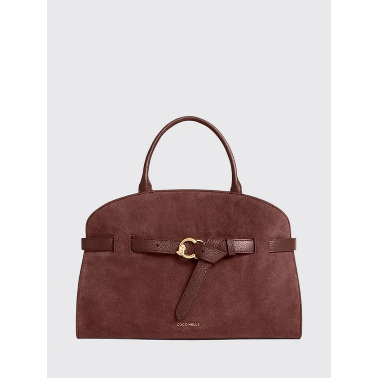 Sac à main Coccinelle Sabine en daim avec double poignée