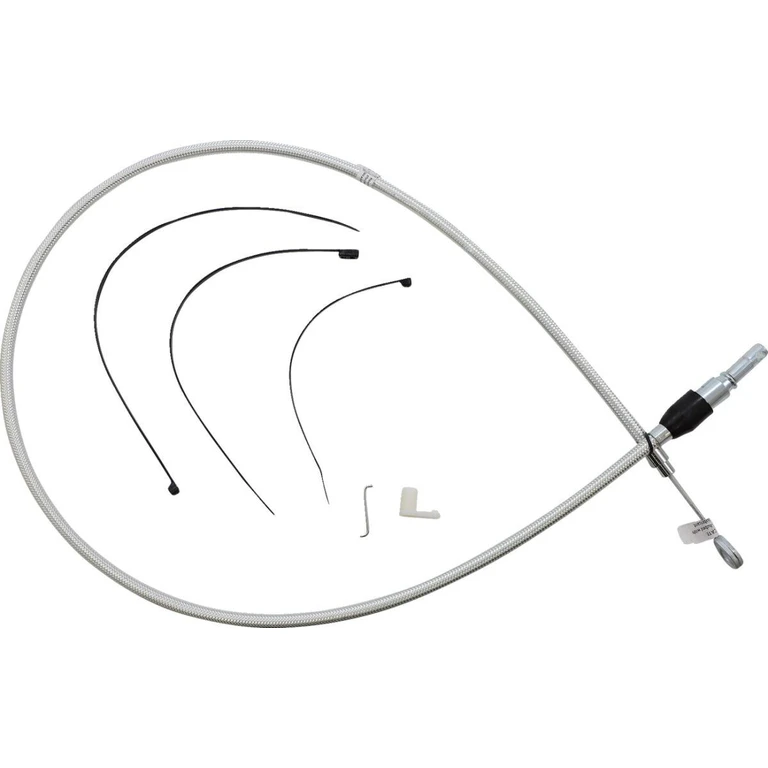 323414HE - Magnum Shielding Sterling Chromite II Quick Connect Clutch Cable For Harley Davidson FLDE 1750 2018-2020 122 cm (48") - Chrome