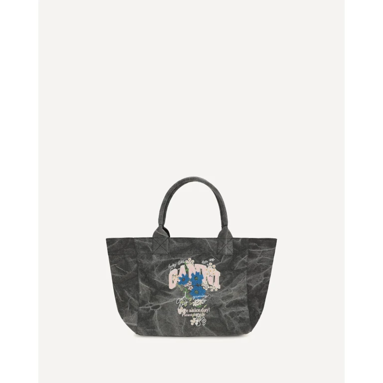 Medium trapeze flower-print Shopping Bag Female UNI