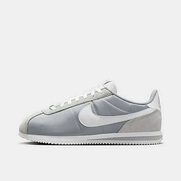 Men's Cortez TXT Casual Shoes in Flat Silver/White Size: 6.0