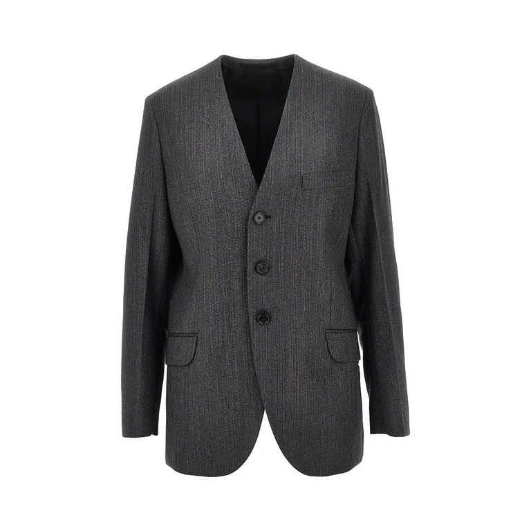 Pinstriped wool tailored jacket Woman 40
