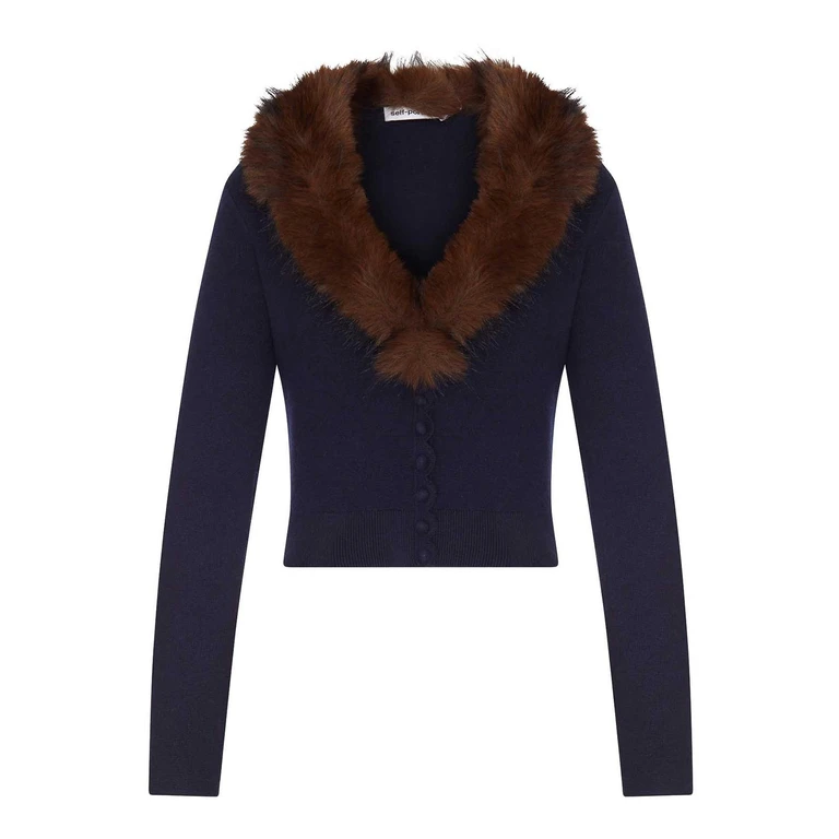 Self Portrait Cardigan - Bleu (AW26148CA)