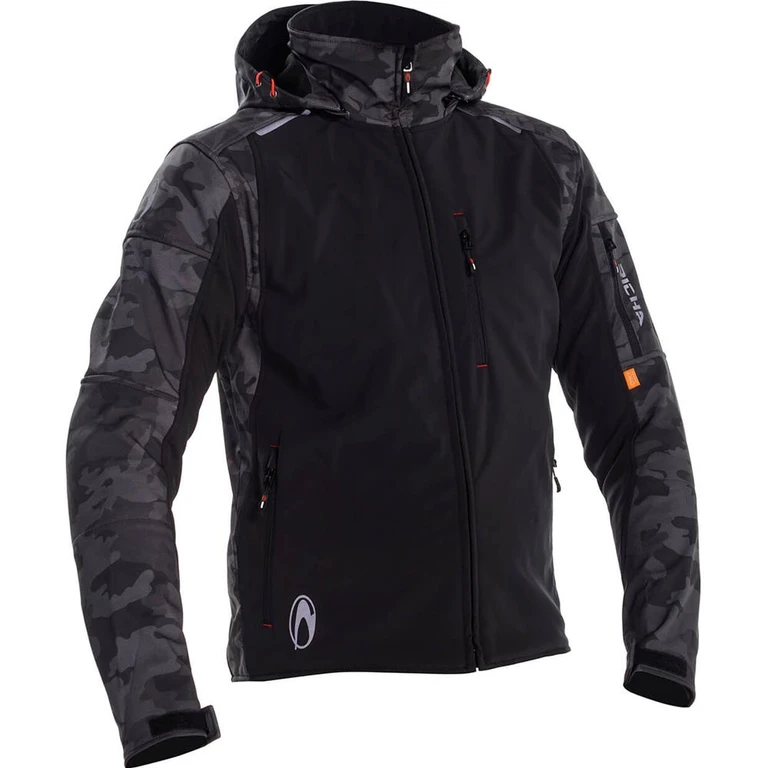 Vanquish Motorcycle Jacket S Black Camo
