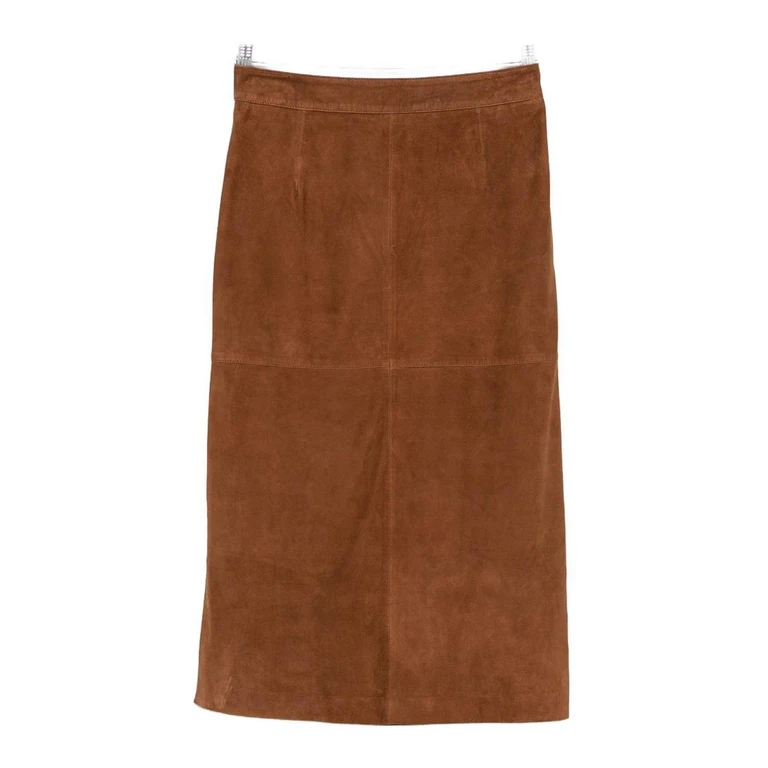 Jupe En Cuir - Marron (2623406021200MLLMARMO003)
